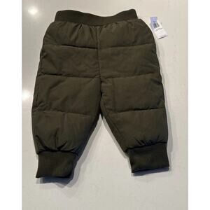 Old Navy Frost Free Puffer Pants Baby Size 6 12 Months‎ Green